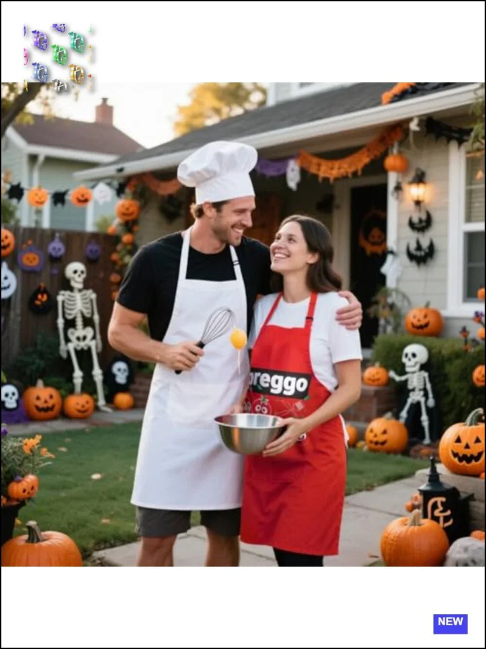 Halloween Maternity Apron Set Pregnant Chef Costume Preggo Tomato Baking